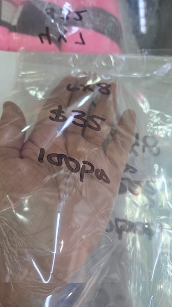 Adhesive Cello Bag 4x8"